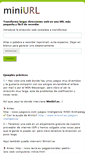 Mobile Screenshot of miniurl.es